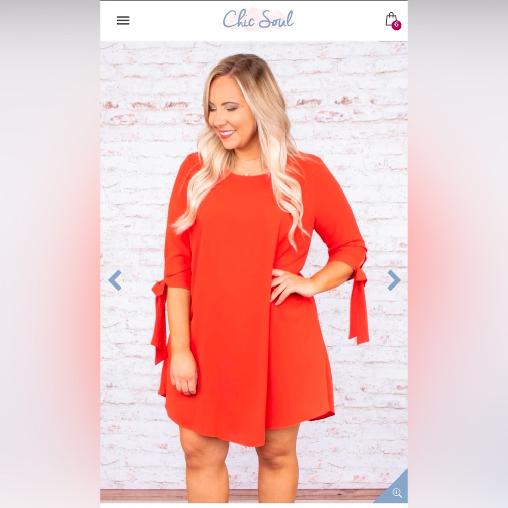 Chic Soul Red Dress 3X